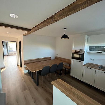 Frisch Renovierte Ferienwohnung Oberstaufen Bagian luar foto